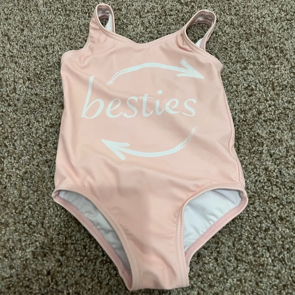 IlovePlum Besties pink swimsuit XSmall